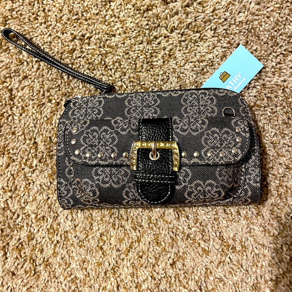 Kathy Van Zeeland Black Wallet/Crossbody